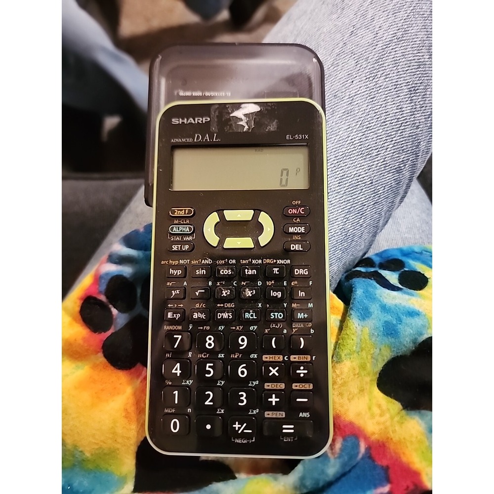 Sharp Advanced D.A.L. EL-531X Scientific Advanced Calculator Tested And Working